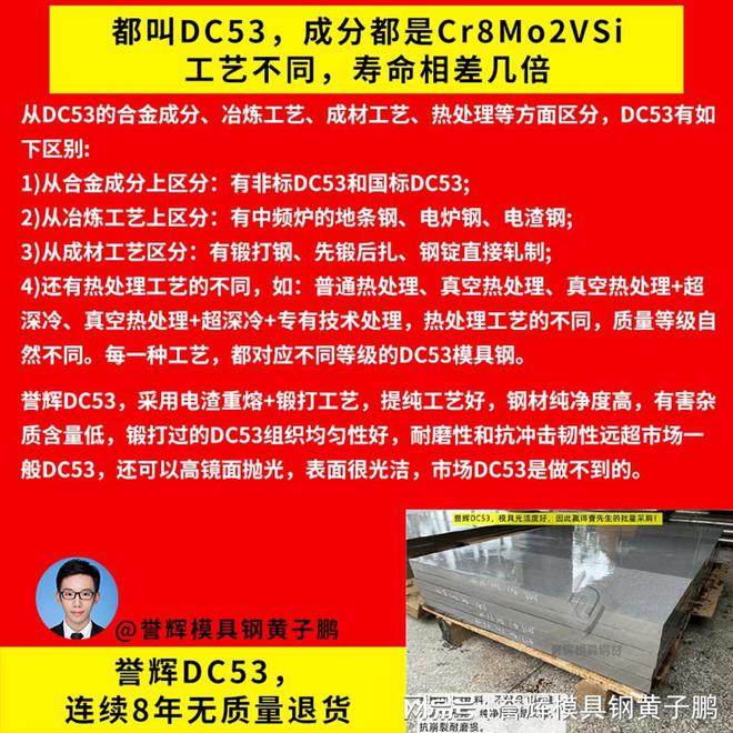 不锈钢开云 开云体育拉伸模具用Cr12打1万模表面起沟？誉辉模具钢黄子鹏回答69(图1)