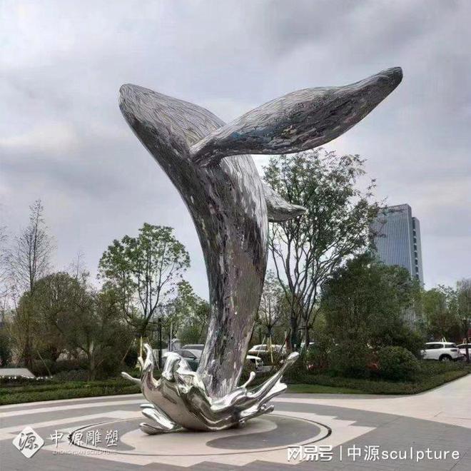 不锈钢鲸开云体育 kaiyun.com 官网入口鱼雕塑不仅仅是艺术品更是文化符号！(图4)
